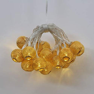 Home Centre Serena Mesh Ball String Light with Adapter - Home Decor Lo