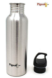 Pigeon Stainless Steel Water Bottle Set, 750ml, Set of 6, Silver - Home Decor Lo