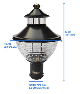 Bene® Gate Light/Garden Light/Outdoor Lamp Bon (Black, 21 Cms) - Home Decor Lo