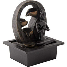 Load image into Gallery viewer, Gona Shop Polyresin Fountain in Black Gold Colour - Home Decor Lo