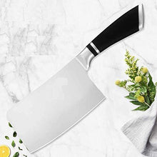Load image into Gallery viewer, TOUARETAILS Premium 7 inch Stainless Steel Meat Knife for Kitchen Chopping, High Carbon Ultra Sharp Knife Japanese Cooking Chef Butcher Knife for Meat and Vegetable Cutter Clever - Home Decor Lo