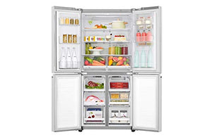 LG 594 L Frost Free Side-by-Side Refrigerator(GC-M22FAGPL, Linen White, Inverter Compressor) - Home Decor Lo