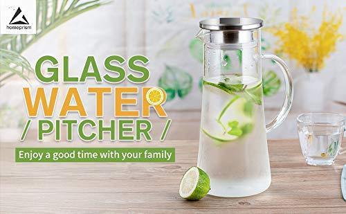 Glass Kettle Iced Tea Kettle Hot and Cold Water Iced Tea Wine Coffee Milk  and Juice Drink Glass Bottles – SUSTEAS