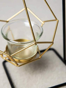 PIKIFY Steel Hanging Geometric Candle Holder - 1pc - Home Decor Lo