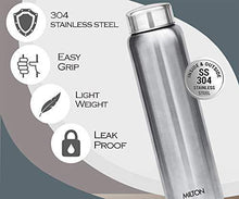 Load image into Gallery viewer, Milton Aqua 1000 Stainless Steel Water Bottle, 930 ml, Silver - Home Decor Lo