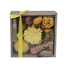 Load image into Gallery viewer, Deco aro Natural Dried Flowers Leaves Seeds Wooden Flakes Natural Potpourri (Yellow) - Home Decor Lo