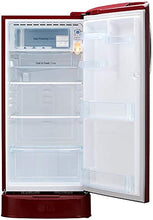 Load image into Gallery viewer, LG 190 L 4 Star Inverter Direct-Cool Single Door Refrigerator (GL-D201ARGY, Ruby Glow, Base Stand with drawer) - Home Decor Lo