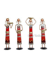 Load image into Gallery viewer, CraftVatika Iron Village Lady Showpiece Ladies Doll Figurine Statue Decorative Items Show Pieces for Home Decor Stylish Living Room - Home Decor Lo
