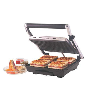 Borosil Super Jumbo BGRILLSS23 2000-Watt Grill Sandwich Maker (Black) - Home Decor Lo