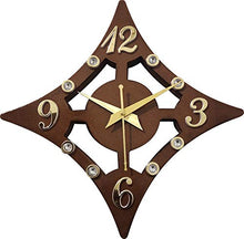 Load image into Gallery viewer, Smart Art Wood Carving Wood Wall Clock (30 x 2.5 x 30 inch, Brown) - Home Decor Lo