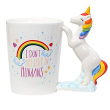 Load image into Gallery viewer, BonZeal 3D Ceramic Unicorn Mug Coffee Tea Mug 1 Piece 380 ml - Home Decor Lo