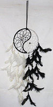 Load image into Gallery viewer, odishabazaar Down &amp; Feather-Fill Dream Catcher (24 inch hanging length:6 inch, Multicolour) - Home Decor Lo