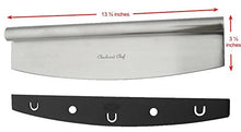 Load image into Gallery viewer, Checkered Chef Pizza Cutter Sharp Rocker Blade With Cover. Heavy Duty Stainless Steel. Best Way To Cut Pizzas And More. Dishwasher Safe. - Home Decor Lo