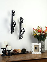 Load image into Gallery viewer, Hosley Set of 2 Decorative Wall Sconce/Candle Holder with Free Candles - Home Decor Lo