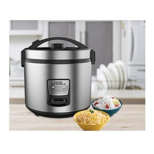 Kent 18/10 Steel Ss Non Sticky Ceramic Coating Electric Rice Cooker (KENELRICE, Grey) - Home Decor Lo