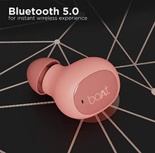 Load image into Gallery viewer, boAt Airdopes 121v2 TWS Earbuds with Bluetooth V5.0, Immersive Audio, Up to 14H Total Playback, Instant Voice Assistant, Easy Access Controls with Mic and Dual Tone Ergonomic Design(Cherry Blossom) - Home Decor Lo