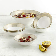 Home Centre Jodhpur-Goblin Printed 7-Piece Pudding Set - Home Decor Lo