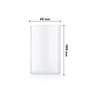 Borosil Transparent 295ml Vision Glass Set, : Set of 6 - Home Decor Lo