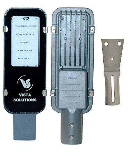 Vista Solutions Outdoor Waterproof Street Light with Wall Mount IP65 Driver (24 W, White) - Home Decor Lo
