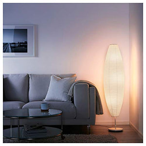 Ikea Plastic Floor Lamp, Beige - Home Decor Lo