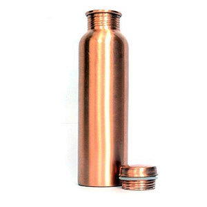 Indus Valley 100% Pure Copper Bottle Leak Proof, Lacquer Coat, 1 Litre | Yoga Water Bottle - Home Decor Lo
