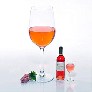 Ash & Roh® red and White Wine Glass Big Wine for Beverage Party Glass Pack of 6 - Home Decor Lo