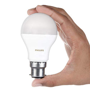 Philips Base B22 9-Watt LED Bulb (Pack of 4, White) - Home Decor Lo