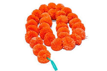 Load image into Gallery viewer, Phool Mala Artificial Flowers Marigold Garlands for Decoration - Pack of 5 (Orange) - Home Decor Lo