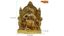 Load image into Gallery viewer, BHARAT HAAT Chhatrapati Shivaji Brass Handicraft Art by BharatHaat BH07074 - Home Decor Lo