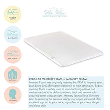 Load image into Gallery viewer, The White Willow Orthopedic Memory Foam Ultra Slim Sleeping Bed Pillow Designed for Back, Stomach and Side Sleeper with Removable Cover (24&quot;L x 14&quot; W x 2&quot;) Multi - Home Decor Lo