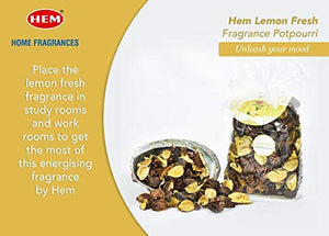 Hem Lemon Fresh Fragrance Potpourri 100 gm - Home Decor Lo