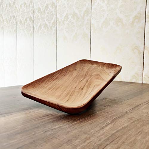RG SHOPPEE Wooden Serving Tray || Platter (RGST0033) - Home Decor Lo