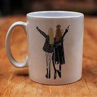 mugshug Bone China Coffee Mug Specially Designed for Friends, White - Home Decor Lo