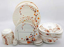 Load image into Gallery viewer, Smart Dinning Melamine Dinner Set - 40 Pieces, White - Home Decor Lo