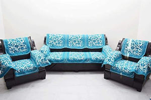 KINGLY Cotton 12 Pcs Rangoli Design Sofa Covers Set of 5 Seater - Home  Decor Lo