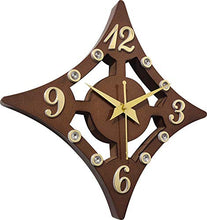 Load image into Gallery viewer, Smart Art Wood Carving Wood Wall Clock (30 x 2.5 x 30 inch, Brown) - Home Decor Lo