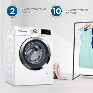 Bosch 9 kg Inverter Fully-Automatic Front Loading Washing Machine (WAT28661IN, White, Inbuilt Heater) - Home Decor Lo