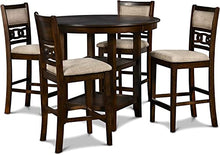Load image into Gallery viewer, 5-Piece Round Counter Height Set with 1 Dining Table and 4 Chairs