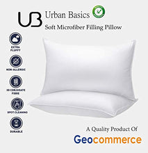 Load image into Gallery viewer, Urban Basics Soft Microfibre Pillow, 16&quot;x24&quot; Inch, White, Set of 6 (PIL04_6) - Home Decor Lo