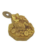 Load image into Gallery viewer, Crystal Feng Shui Money Frog with Coin, Lucky Money Toad Decorations, Ideal for Attracting Wealth - Home Decor Lo
