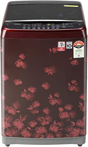 LG 7.0 Kg Inverter Fully-Automatic Top Loading Washing Machine (T70SJDR1Z, Red Floral) - Home Decor Lo