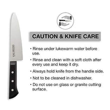 Load image into Gallery viewer, Kai Gift Box Premium Chef Hocho Knife 18.7 cm - Blade, Santoku Big Knife 17.2 cm - Blade and Santoku Small Knife 14.2 cm - Blade, Black Stainless Steel Knife Set  (Pack of 3) - Home Decor Lo