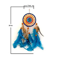 Load image into Gallery viewer, Rooh Dream Catcher ~ Kesari Om Canvas Car Hanging ~ Handmade Hangings for Positivity (Can be Used as Home Décor Accents, Wall Hangings, Garden, Car, Outdoor, Bedroom, Key Chain, Meditation Room - Home Decor Lo