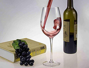 RELOZA -All-Purpose Wine Party Glasses, Set of 6 - Home Decor Lo