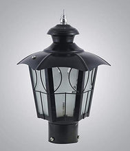 Load image into Gallery viewer, Lyse Decor Umbrla Metal Black Decorative Exterior/Outdoor Light/Gate Light/Garden Lamp/Pillar Lamp/Gardner Lights etc_Pack of 1 - Home Decor Lo