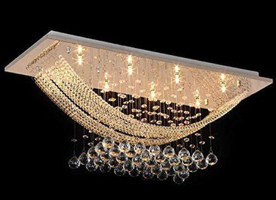 Blissbee AU008 Ceiling Chandalier Light, Yellow And White - Home Decor Lo