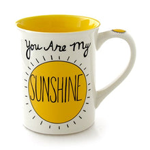Load image into Gallery viewer, Our Name is Mud&quot;You Are My Sunshine&quot; Stoneware Mug, 16 oz. - Home Decor Lo