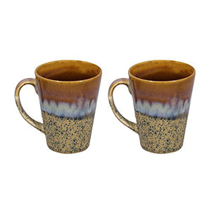 Miah Decor MDCF-04 Ceramic Classic Coffee Mugs- Multi Colored Mugs-Set of 2 - Home Decor Lo