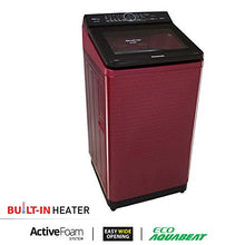 Load image into Gallery viewer, Panasonic 7.5 Kg 5 Star Built-In Heater Fully-Automatic Top Loading Washing Machine (NA-F75AH9RRB, Wine Red, Active Foam System) - Home Decor Lo
