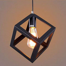Load image into Gallery viewer, VRCT Metal Square Cube Ceiling Light (Black) Bulb not Included - Home Decor Lo